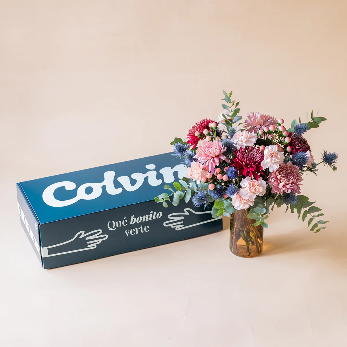 El Merlot - Ramo de flores azules y burdeos - Image 4