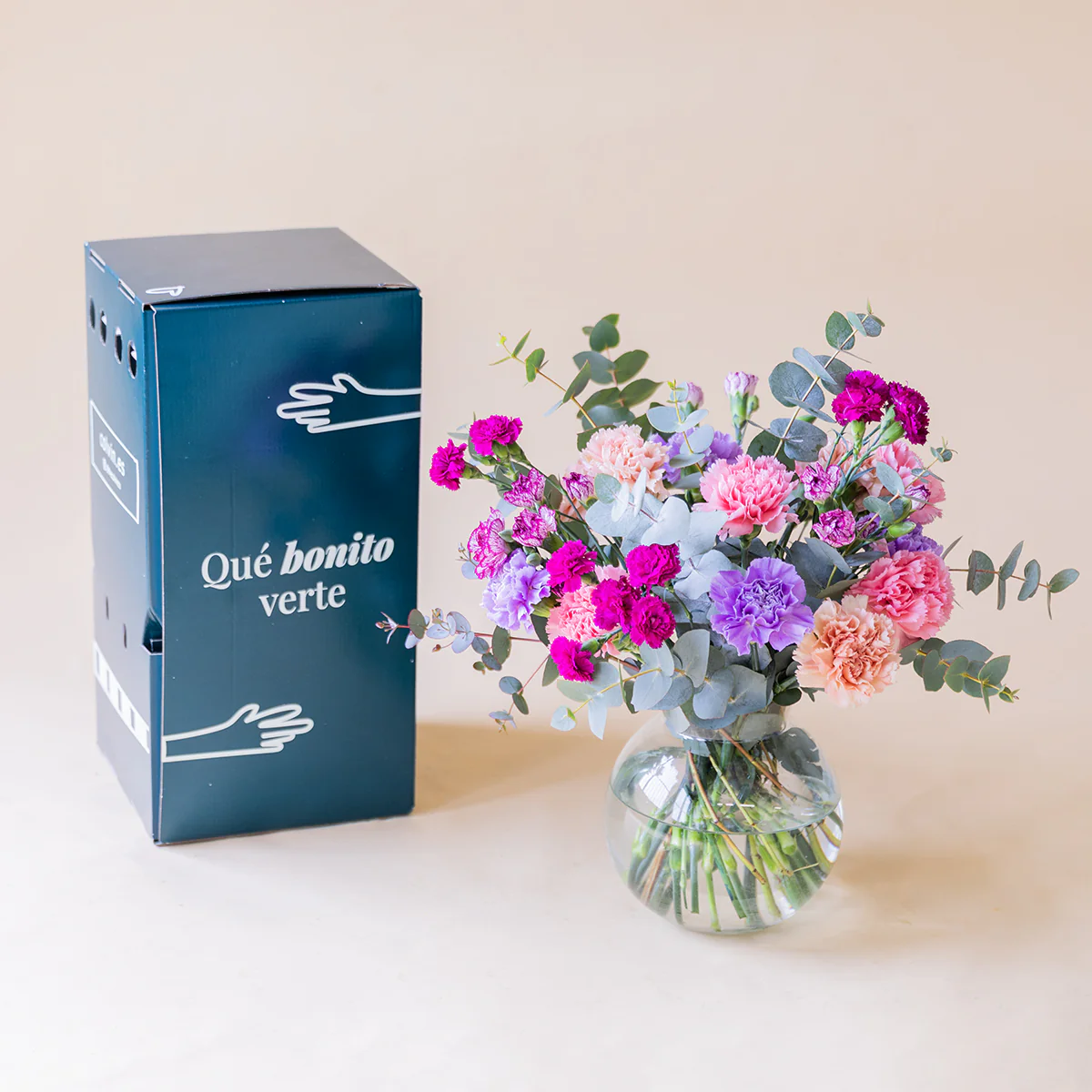 Jarrón con Claveles Rosas - Selección de claveles - Image 5